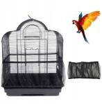  Nylon Madárkalitka Fedél Papagájok Számára, M, Fekete (07664)