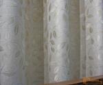  (2 szín) Savona dekor függöny R-136 cm(103)-Fehér-arany