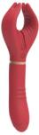Passion Labs Lothus Vibrator, 7+7 Vibration Modes, Silicone, Magnetic USB, Red, 21.5 cm Vibrator