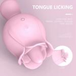 Passion Labs Rose Vibrator, 18 Stimulating Modes, Silicone, USB, Pink, 10.9 cm Vibrator