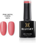 Bluesky A074 Pink Neon Coral élénk korall színű géllakk