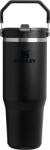 STANLEY Cană termică IceFlow Black 2.0, cu mâner și pai, 890 ml (10-12043-071)