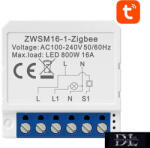 Avatto Okos kapcsolómodul 1-áramkörös AC: 100-240V max. 16A ZigBee Tuya (ZWSM16-W1)