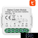 Avatto Okos redőnyvezérlés modull 1-motoroshoz ZigBee Tuya (N-ZCSM01-1)