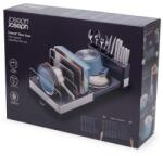 Joseph Joseph Extend edénylefolyó, Joseph Joseph, rozsdamentes acél/műanyag, grafit/ezüst, 38, 7-67x35x18, 8cm, evőeszköztartóval (851690)