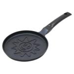 Klausberg Plită pentru clătite Klausberg KB 7972, 18 cm, Fund în relief cu soare, Acoperire antiaderentă, fără PFOA, Inducție, Negru (KB 7972)