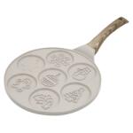 Klausberg Plită pentru clătite Klausberg KB 7970, 26, 5 cm, 7 compartimente, Acoperire antiaderentă, Inducție, Bej (KB 7970)