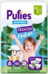 pufies Scutece pentru bebeluși Pufies Sensitive - Extra Large, mărimea 6, 42 buc, 13+ kg, Maxi Pack (23145)