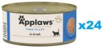 Applaws Cat Tonhalfilé húslevesben 24x70 g