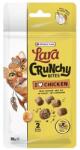 Versele-Laga Lara Snack Crunchy Bites Chicken Happy Teeth 50g rágcsáló, amely támogatja a fogak egészségét