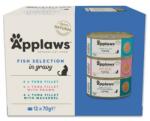 Applaws Cat Adult Fish Selection Multipak in Gravy 12x70 g mix ízek halas szószban