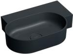 Omnires Ovo M+ mosdótál 55x38 cm ovális mosdótálak fekete matt OVO555UWPBLV (OVO555UWPBLV)