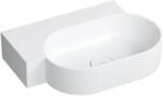 Omnires Ovo M+ mosdótál 55x38 cm ovális mosdótálak fehér OVO555UWLBM (OVO555UWLBM)