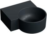 Omnires Ovo M+ mosdótál 33x34 cm sarok klasszikus-mosdótálak fekete matt OVO335UWLBLV (OVO335UWLBLV)