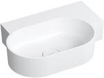 Omnires Ovo M+ mosdótál 55x38 cm ovális mosdótálak fehér matt OVO555UWPBM (OVO555UWPBM)