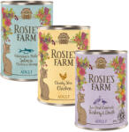 Rosie's Farm 12x400g Rosie's Farm Adult nedves macskatáp- Vegyes csomag (3 változattal)