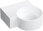 Omnires Ovo M+ mosdótál 33x34 cm sarok klasszikus-mosdótálak fényes OVO335UWLBP (OVO335UWLBP)