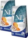  Farmina Farmina N&D Ocean Canine Adult Medium&Maxi Tőkehal Tök&Narancs 2x12kg