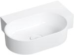 Omnires Ovo M+ mosdótál 55x38 cm ovális mosdótálak fehér fényes OVO555UWPBP (OVO555UWPBP)