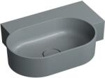 Omnires Ovo M+ mosdótál 55x38 cm ovális mosdótálak szürke/kő matt OVO555UWPAG (OVO555UWPAG)