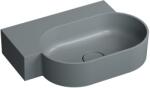 Omnires Ovo M+ mosdótál 55x38 cm ovális mosdótálak szürke/kő matt OVO555UWLAG (OVO555UWLAG)