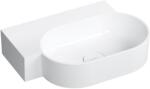 Omnires Ovo M+ mosdótál 55x38 cm ovális mosdótálak fehér fényes OVO555UWLBP (OVO555UWLBP)