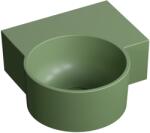 Omnires Ovo M+ mosdótál 33x34 cm sarok klasszikus-mosdótálak zöld OVO335UWPOL (OVO335UWPOL)