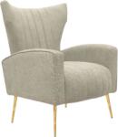 TEMPO KONDELA Relaxfotel, bézs Velvet szövet, BARET