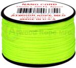 Atwood Rope Mfg ARM 36 NANOCORD 0, 75mm. 300' Neon Zöld NS18-NEON ZÖLD (NS18-NEON GREEN)