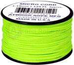 Atwood Rope Mfg ARM 100 MICROCORD 1, 18mm. 125' Neon Zöld MS18-NEON ZÖLD (MS18-NEON GREEN)