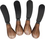 Nerthus (Испания) Комплект от 4 броя ножове за масло Nerthus с дървени дръжки (VB FIH 1303)