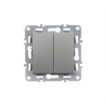 Leziter Nova csillárkapcsoló 10A 250V keret nélkül 105 szürke (LN105-SZ) - leziter