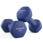 SONGMICS 4 kg Hexagon Kézi Súlyzó Neoprén Bevonattal Erősítő Edzéshez (EUZ-SYL908Q01)