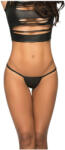 Mapalé - fényes mikro tanga (fekete) - szexshop
