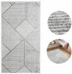 e-floor Szőnyeg Szőnyegszőnyeg Puha Modern 67x120cm Szürke Glamour Hálószobába (EF0265)