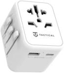 TACTICAL PTP Worldwide Utazó Adapter, Fehér (8596311212871)
