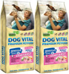 DOG VITAL Dog Vital Adult Sensitive Nyúl Rizs 2x12kg