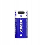 XTAR 16340/R-CR123 3, 7V Li-ion 900mAh akkumulátor Usb-c védelemmel (6977699220320)