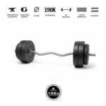 GazoFitness GazoFitness® Francia Rudas Súlyzó 52 Kg fekete