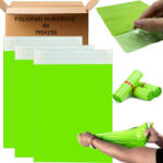 Malatec Zöld színű futártasak ragasztócsíkkal B5 190x250 50 db