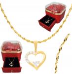 Ulex Premium Nyaklánc Aranyozott Lánc Szingapúr Szív Nőnapi Ajándék| 45cm (Z-651Z-BH-CT-140Z/45)