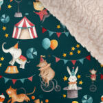 Takoy Téli softshell fehér báránybundával prémium cirkusz Animals black