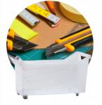 Prosperplast Keden Rendszertartály NUK4L alacsony 480x177x256- színtelen 4L (NUK4L)