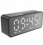 Setty asztali óra ébresztőóra Fm Bluetooth hangszóró 5.2 3W Usb-c hőmérő