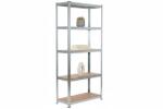 MAMUTEX Horganyzott fém állvány Mamutex Standard 200x90x50 cm - 5 polc, terhelhetőség 875 kg