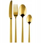 KULIG Piano Shiny arany színű evőeszközkészlet, 24 darabos (1951 ZŁOTE PROSTE ŚWIĘTA WIGILIA KOMPLET)