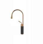 INVENA Álló Mosdó Csaptelep Magas Réz Fekete Invena Mozgatható Kifolyócső (BU-33-W14)