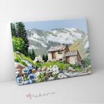 Makana Kaland a hegyekben - Számfestő készlet, kerettel (40x50 cm)