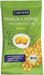 Hoyer Dropsuri cu ierburi si miere de Manuka 250+, fara gluten bio 30g
