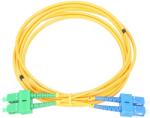 Extralink PATCHCORD SC/UPC-SC/APC SM G. 652D DUPLEX 3.0MM 5M PVC - Single- bzw. Monomode-Faser - 5 m cablu InfiniBand/fibră optică FTTH Galben (EX.7768)